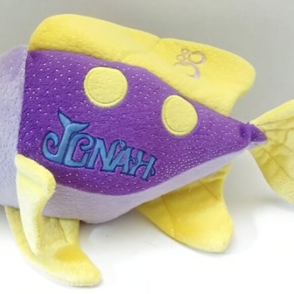 The Petting Zoo Jonah Fish Whale 12'' Stuffed Plush - Picture 2 of 7